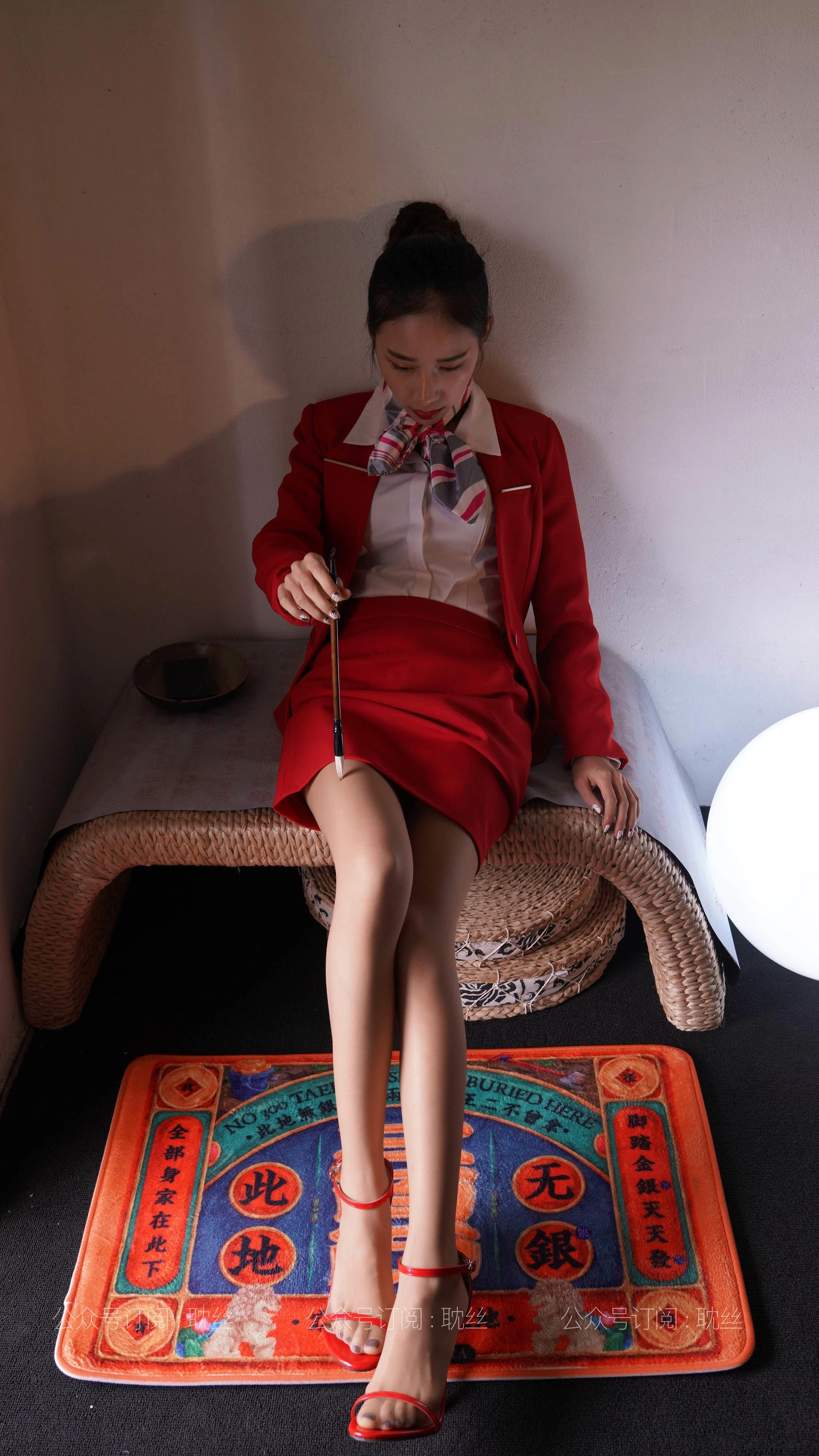 [IESS异思趣向] 2021.04.09 丝享家 765:美子《红衣领班》 3